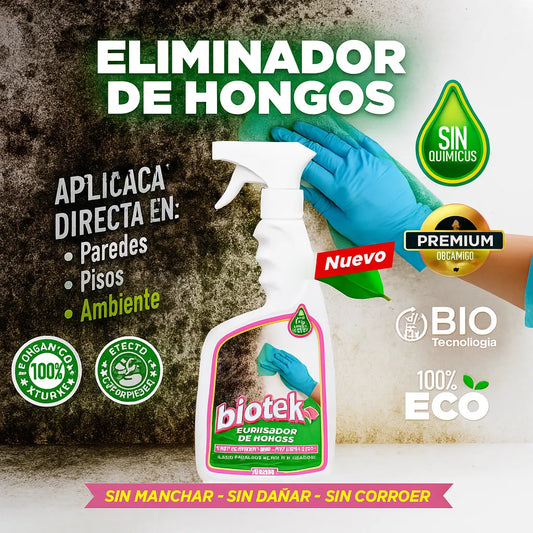 ¿Hongo, Moho, Mal olor? BIOTEK lo borra como si nunca hubiera existido🫧💧